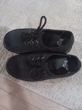 Dr. Martens Black Lace-Up Creeper Shoes